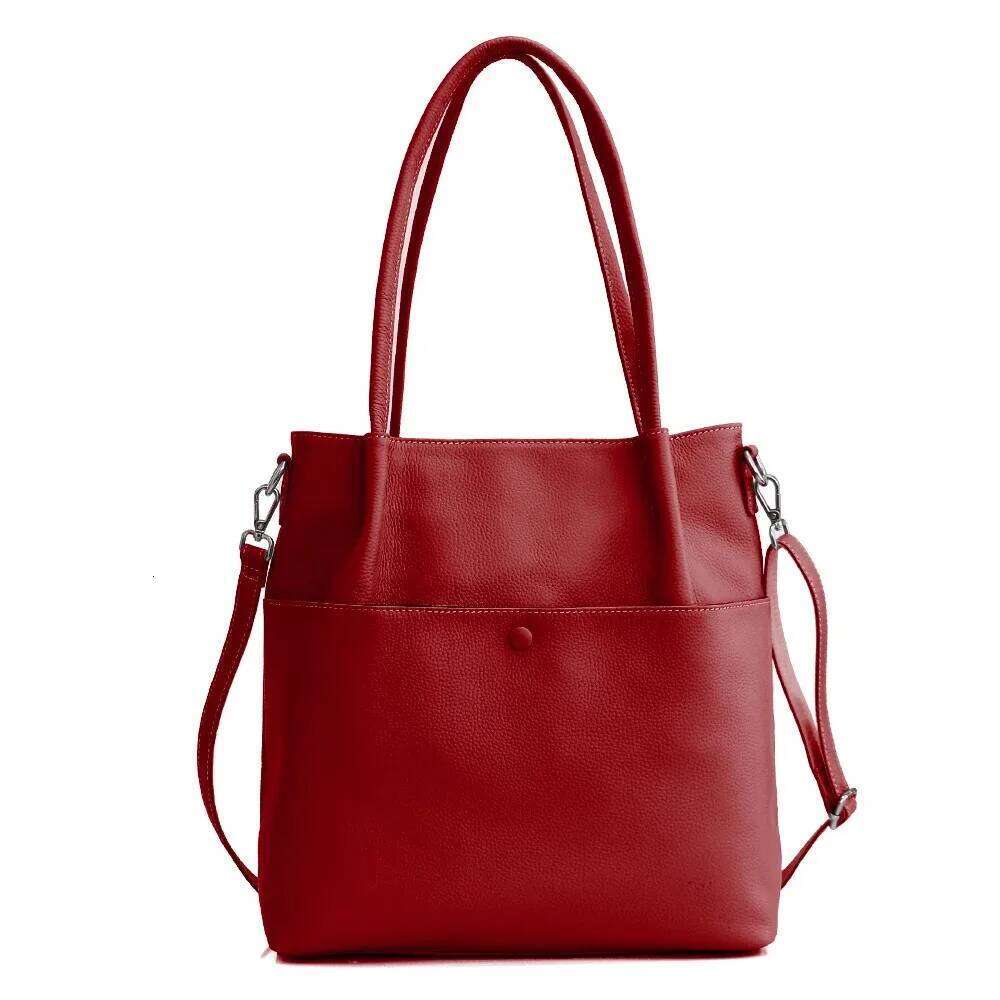 Zency Women Bucket Bag Genuine Leather Large Capacity Shopper Casual Handbag Female Crossbody Shoulder Tote Bags