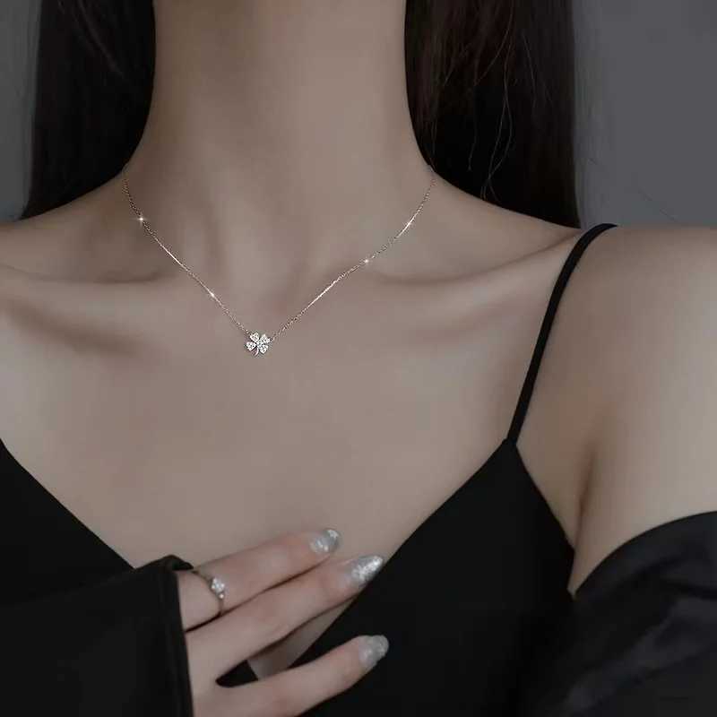 Exquisite Pendant Necklaces For Women Korean Romantic Sweet Girlfriend Zircon Clavicle Jewelry Gift W250616