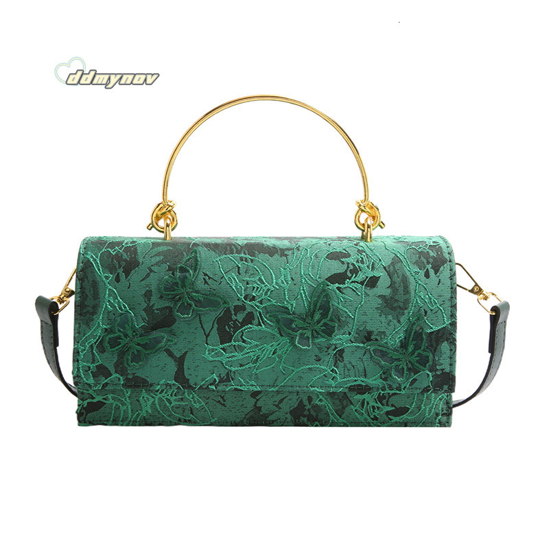 Bags 2025 New Forest Style Sweet Girl Fashion Lace Butterfly Trendy Single Shoulder Chain Small Square Bag Trend ddmynov ddmynov ddmynov
