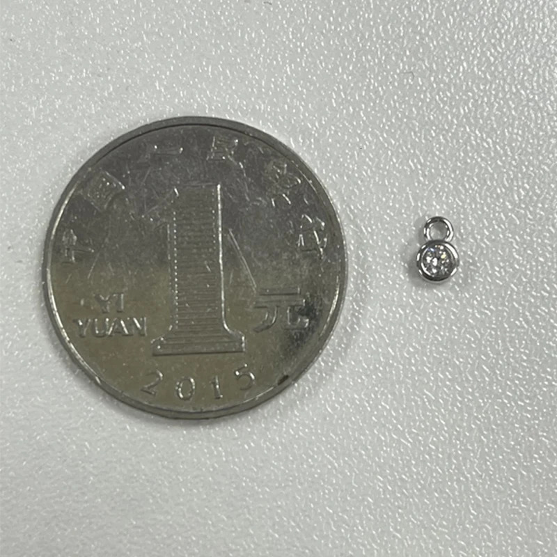 2pcs S925 Sterling Silver Eyes Ellispe Heart Small Charms DIY Necklace Earrings for Jewelry Making Accessories Wholesale SD12 250609