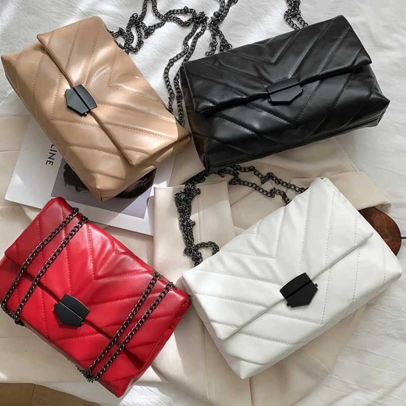 Luxury Chains Shoulder Bag Women PU Leather Armpit Bag Fashion Messenger Bag Small Flap Crossbody Bag Lady Shopping Pouch femme XJ2520616
