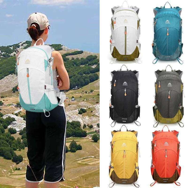 35L Outdoor Large Capacity Hiking Backpack Lightweight Mountaineering Climbing Bag Travel Daypack for Trekking