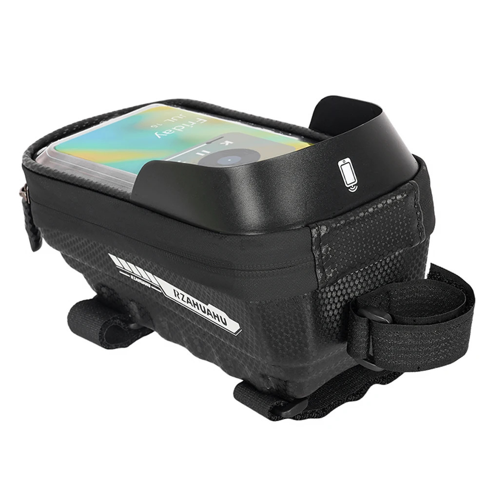 EVA Bicycle Front Frame Bag Touch Screen Bicycle Bag MTB Waterproof Phone Holder Case Bicycle Accessories PU Fit for 7 In Phones 250610