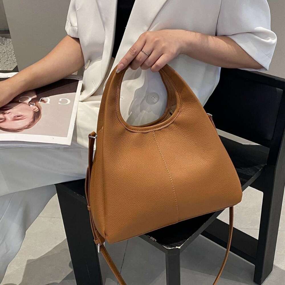 Straw Beach Tote Top Layer Cowhide Women S Versatile Shoulder Crossbody Unique New Casual Fashion Basket Shopping Tote Genuine Leather Straw Large Tot