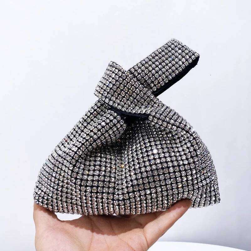 Women's Bags Designer Ladies' Mini Shiny Evening Bags For Women Designer Handbag Purse New In Imitation Dia Chain Strap Shoulder Wrist