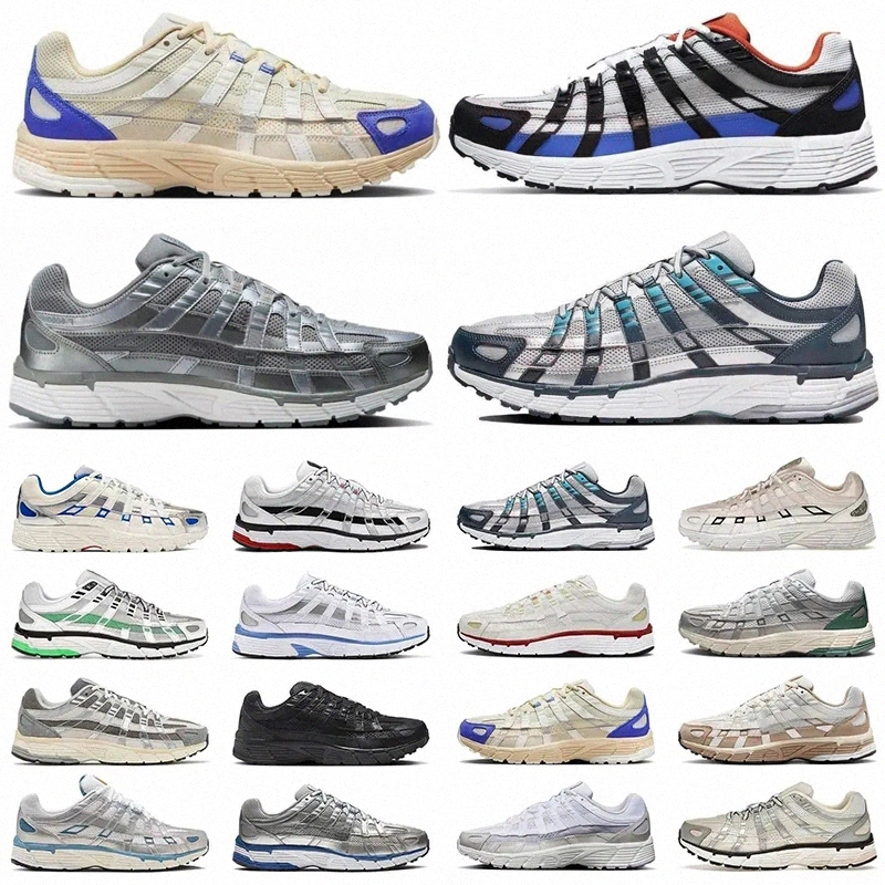 Designer Runner Shoes Designer for Men Women Sneakers P6000 P-6000 Triple Black White Khaki Wolf Grey Metallic Sier Blue Womens OutdoorZXXV#