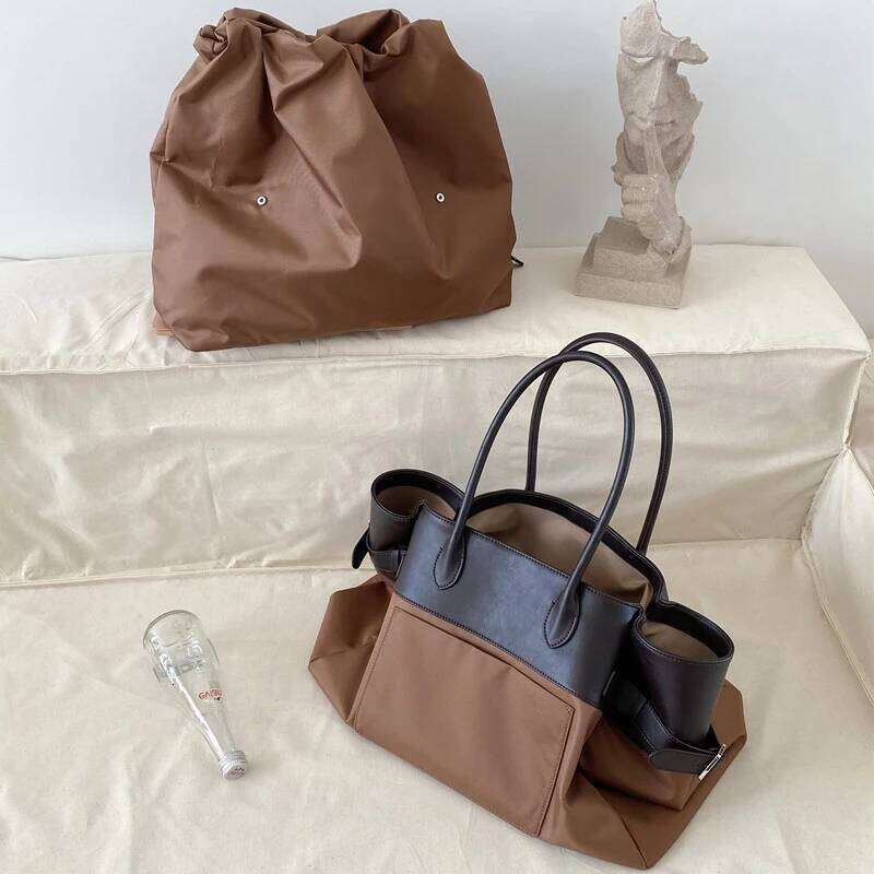 Women's Bags Designer Genuine Leather Tote Bags For Women Designer Handbags Purses New In Canvas With Inner Pocket Large Capacity Shoulder