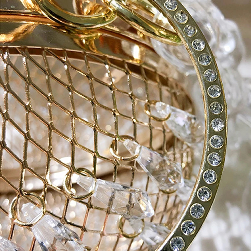 Teardrop Shape Acrylic Clutch Bag Transparent Hollow Evening Bags Women Ladies Birdcage Party Purse Handbags 250614