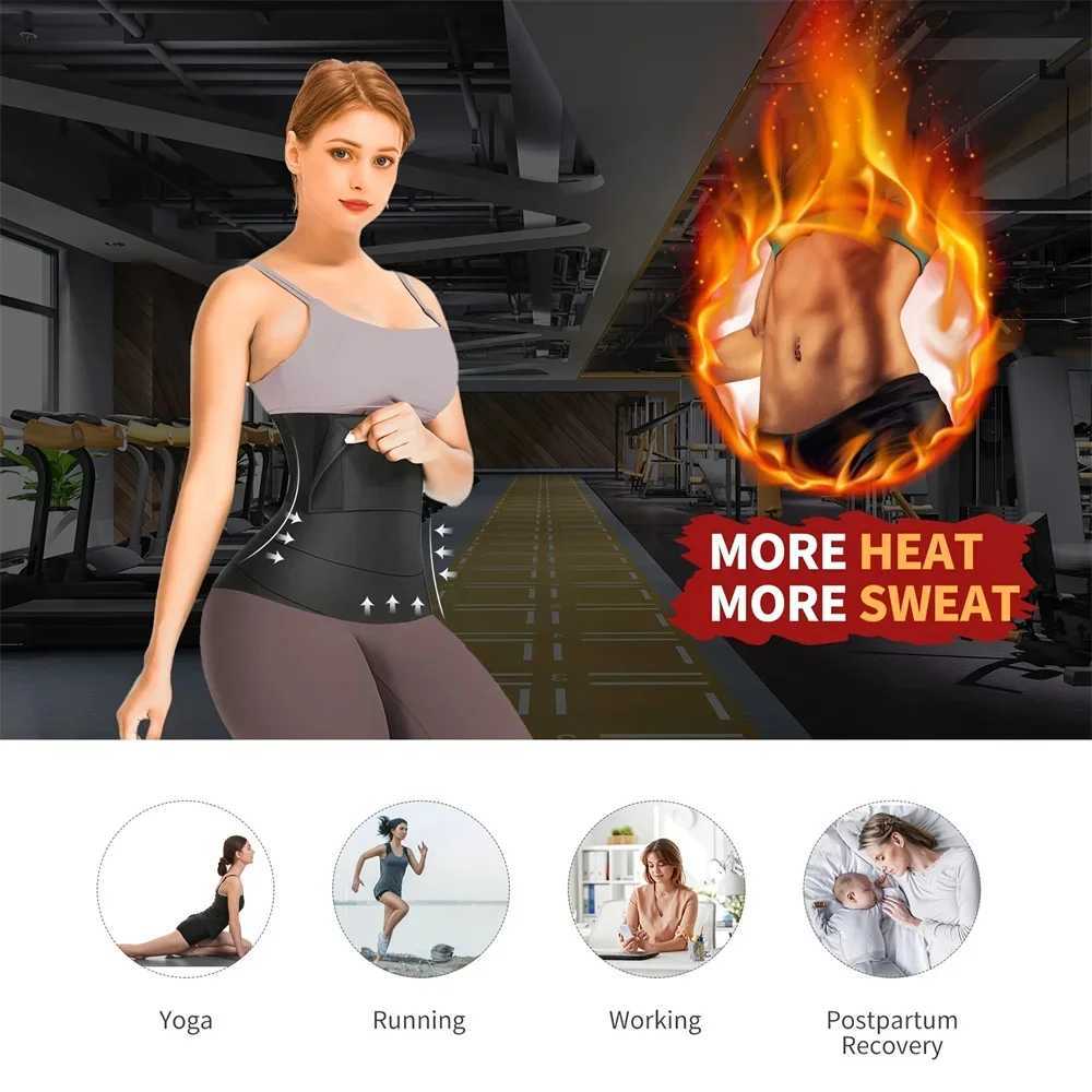 3M-6M Waist Trainer Body Shaper Sweat Slimming Belt Shapewear Women Belt Wrapssports And Fitness Abdominal Tightening Strap W250616