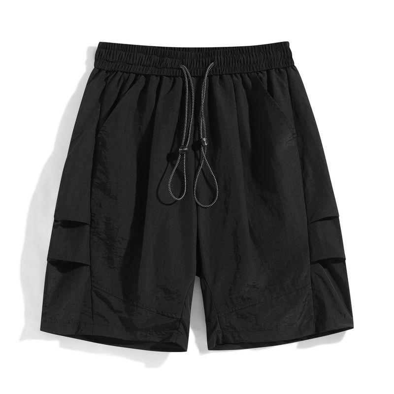 Men's Designer Shorts, Summer Casual & Fashionable, for Outdoor Sports, Loose Straight-Leg Five-Inch Shorts, Quick-Drying, Loose Workwear Shorts,