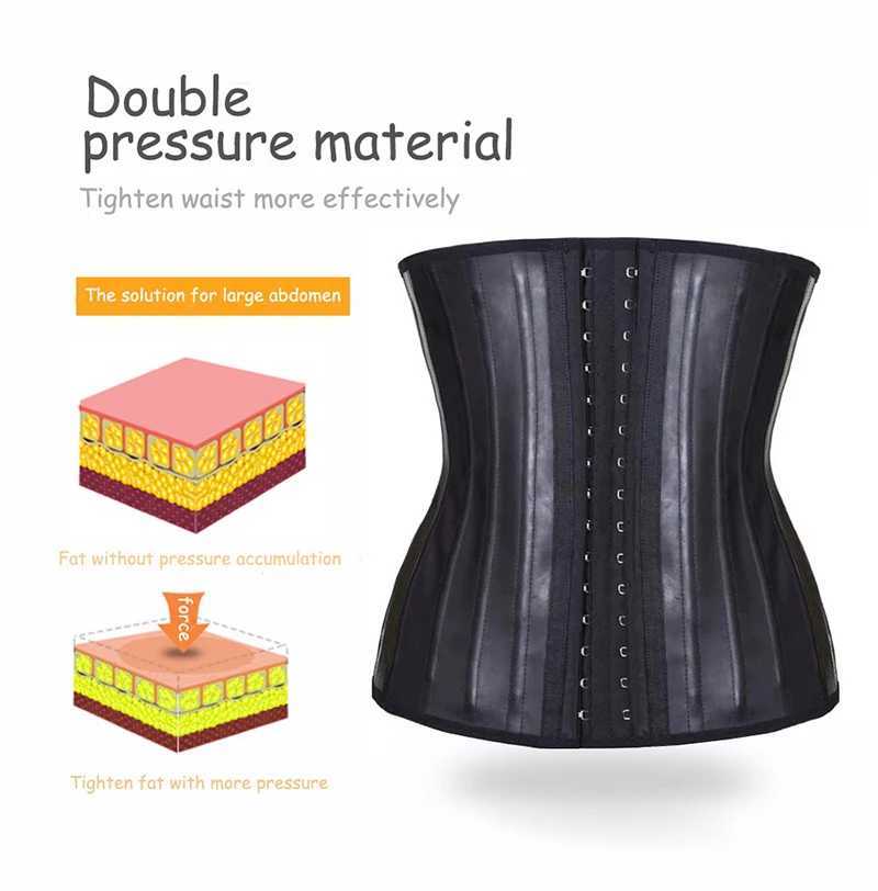 Fajas Colombian Body Shaper Girdles Men Modeling Strap Waist Trainer Fat Compression Belt Workout Shapewear Latex Cincher Corset W250616