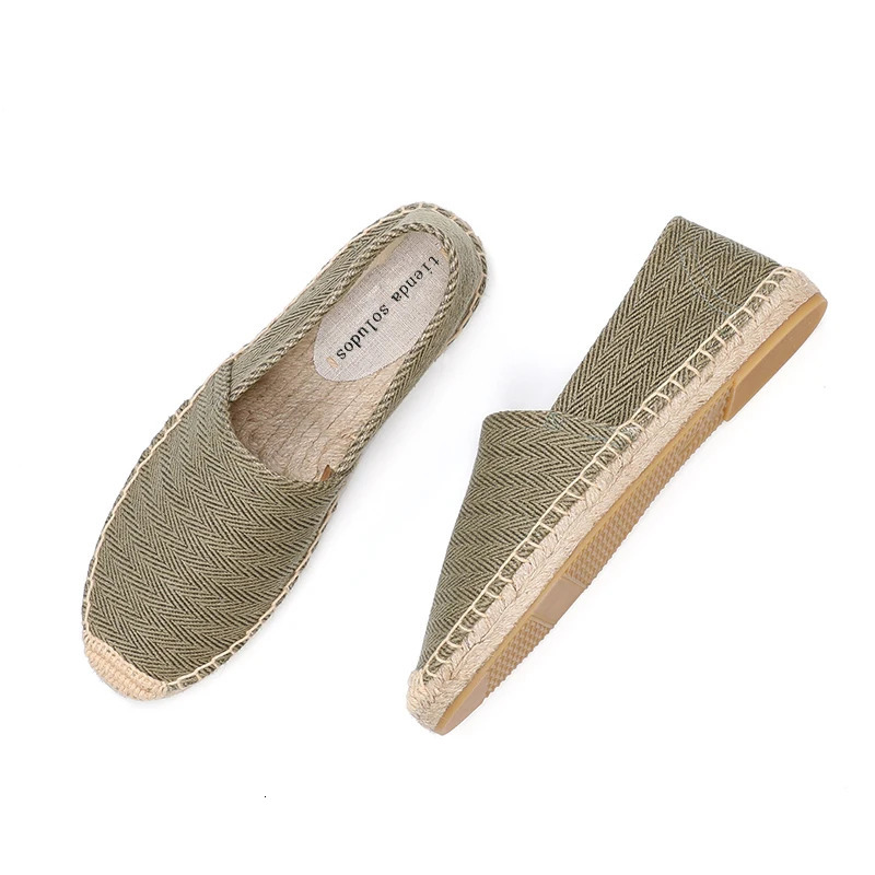 Zapatillas Mujer Lazy Zapatos Casual Canvas Shoes Cartoon Linen Girl Espadrille Fisherman Ladies Flats Plimsolls L 250613