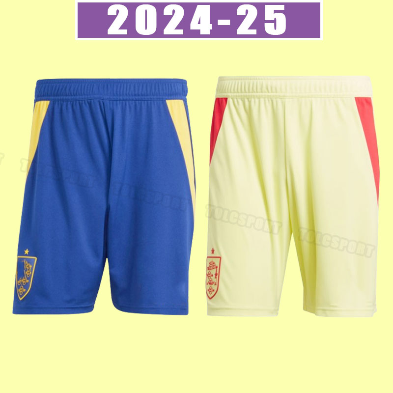 2024 Spain PEDRI Soccer shorts FERRAN TORRES MORATA GAVI 2025 fans version football pants ANSU FATI KOKE AZPILICUETA 24/25 Men home away custom