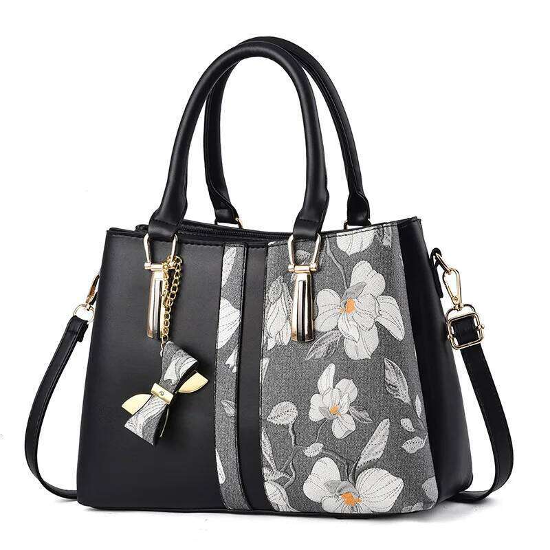 Personalized Printed Mom Tote Large Capacity Women's Handbag New Fashion Shoulder Bag Leather Ladies Crossbody Bags