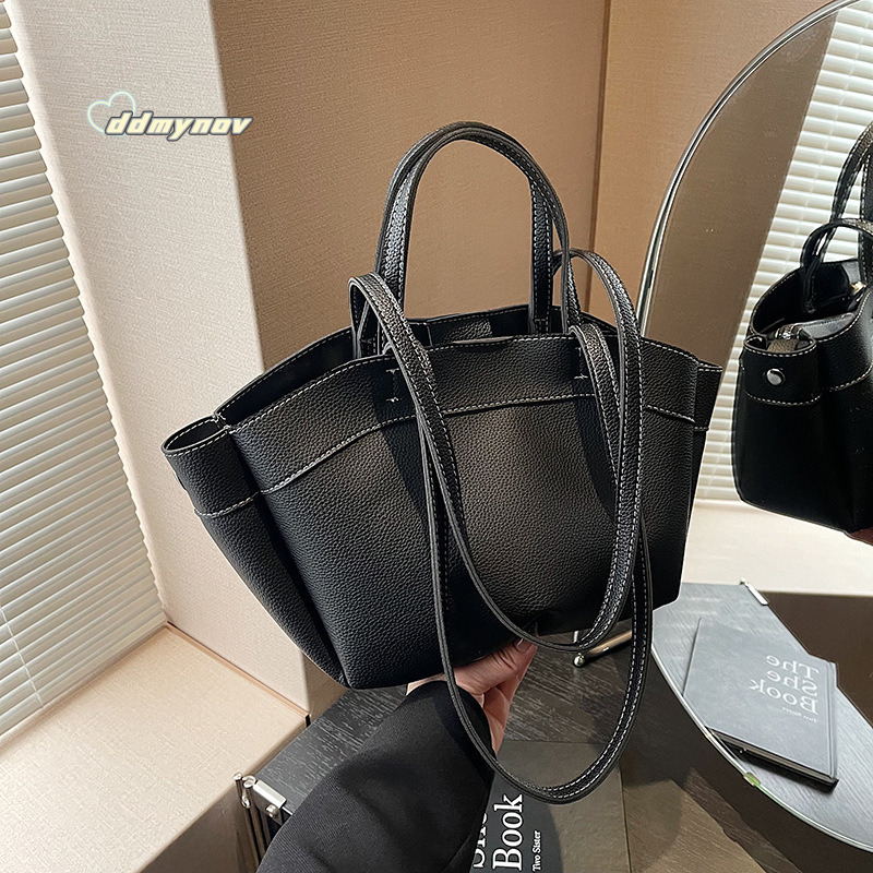 Fashion Tote for Women Autumn Winter 2024 New Large Capacity Commuter Handbag Basket Shoulder Crossbody Bag ddmynov ddmynov