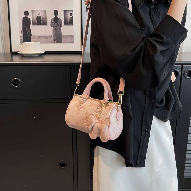 Women Shoulder Bag Pu Leather Versatile Fashion Commuting Bags Girl Brand Designer Zipper Handbag Korean 2025
