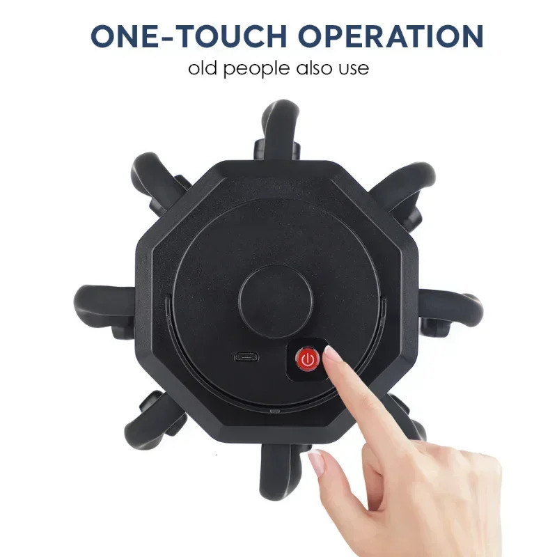 Electric Head Massager Octopus 20 Contracts 5 Modes Scalp 2 Long Contract Red Light Therapy Device 250605