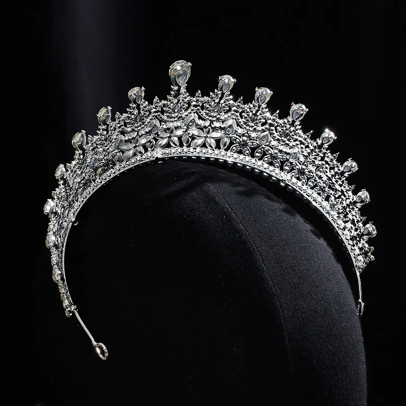 Bridal Hair Jewelry Rhinestones Crystal Tiaras and Crowns Diadem For Bride Women Party Dinner Dress Headband Wedding Accessories 250603