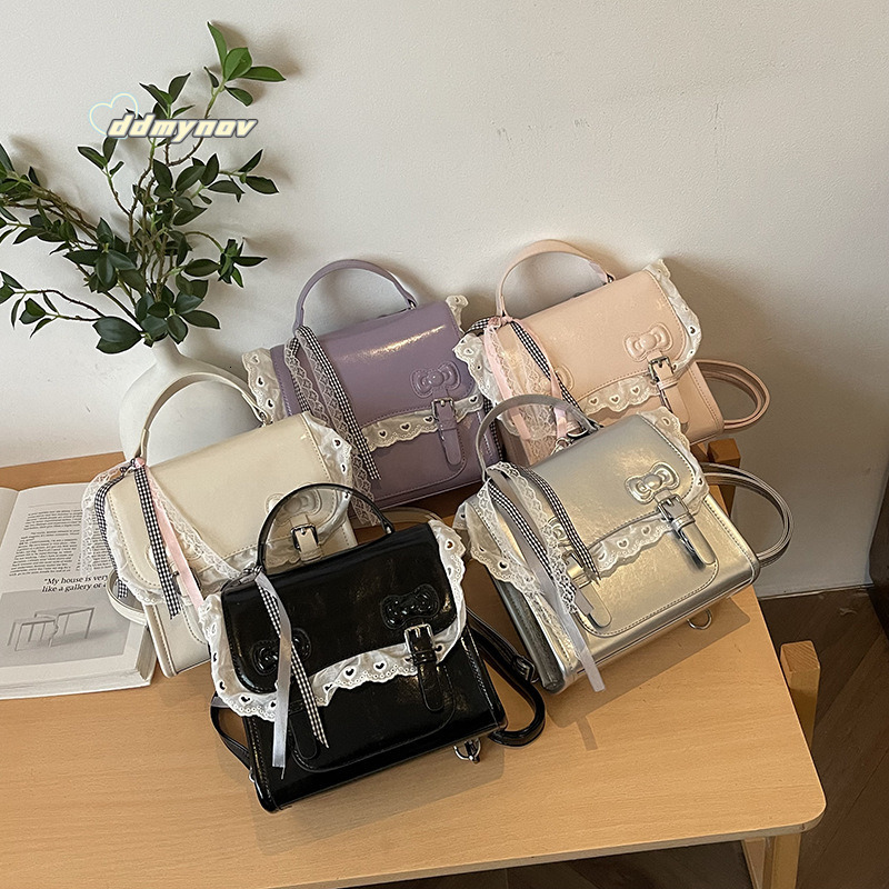 Academy Simple Backpack for Women 2025 Spring Summer Korean Sweet Style Versatile Casual Commuter Shoulder Crossbody Bag ddmynov ddmynov ddmynov