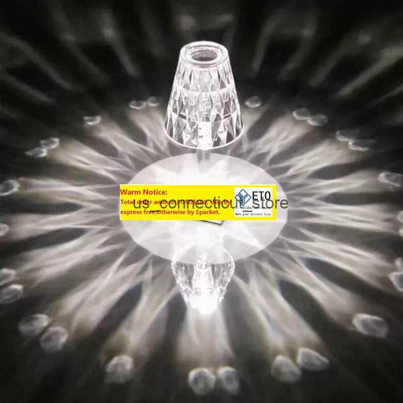 Italian Design Acrylic Kartell Battery Table Lamp Charging LED Night Light Touch USB Brilliant Flower Lamps Room Hotel Decor Q250616