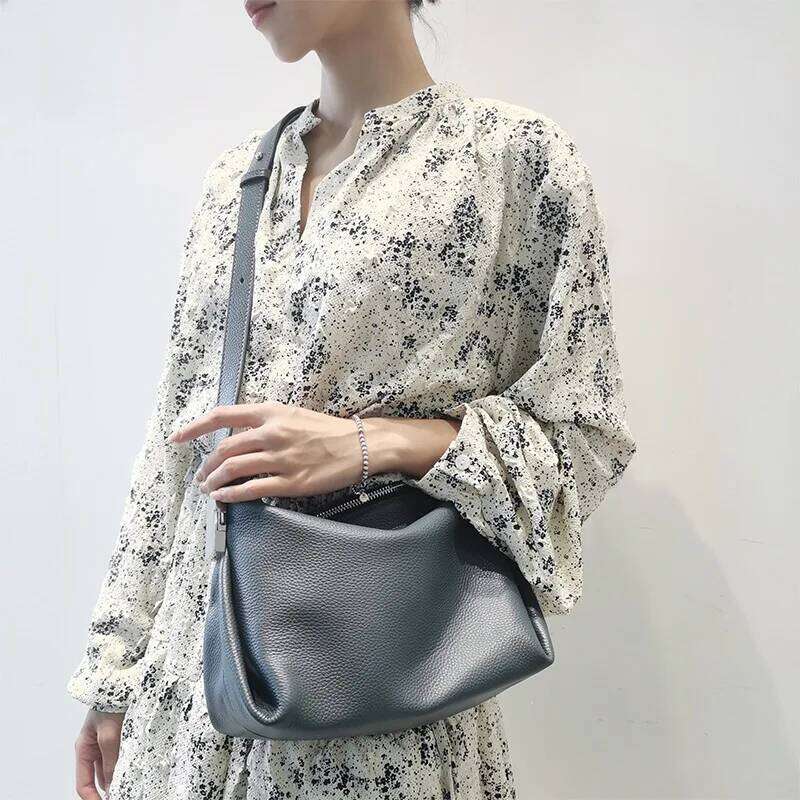 New Crossbody Bag For Women 2025 Genuine Leather Adjustable Straps Shoulder Messenger Purse Designer Handbag Sac A Main