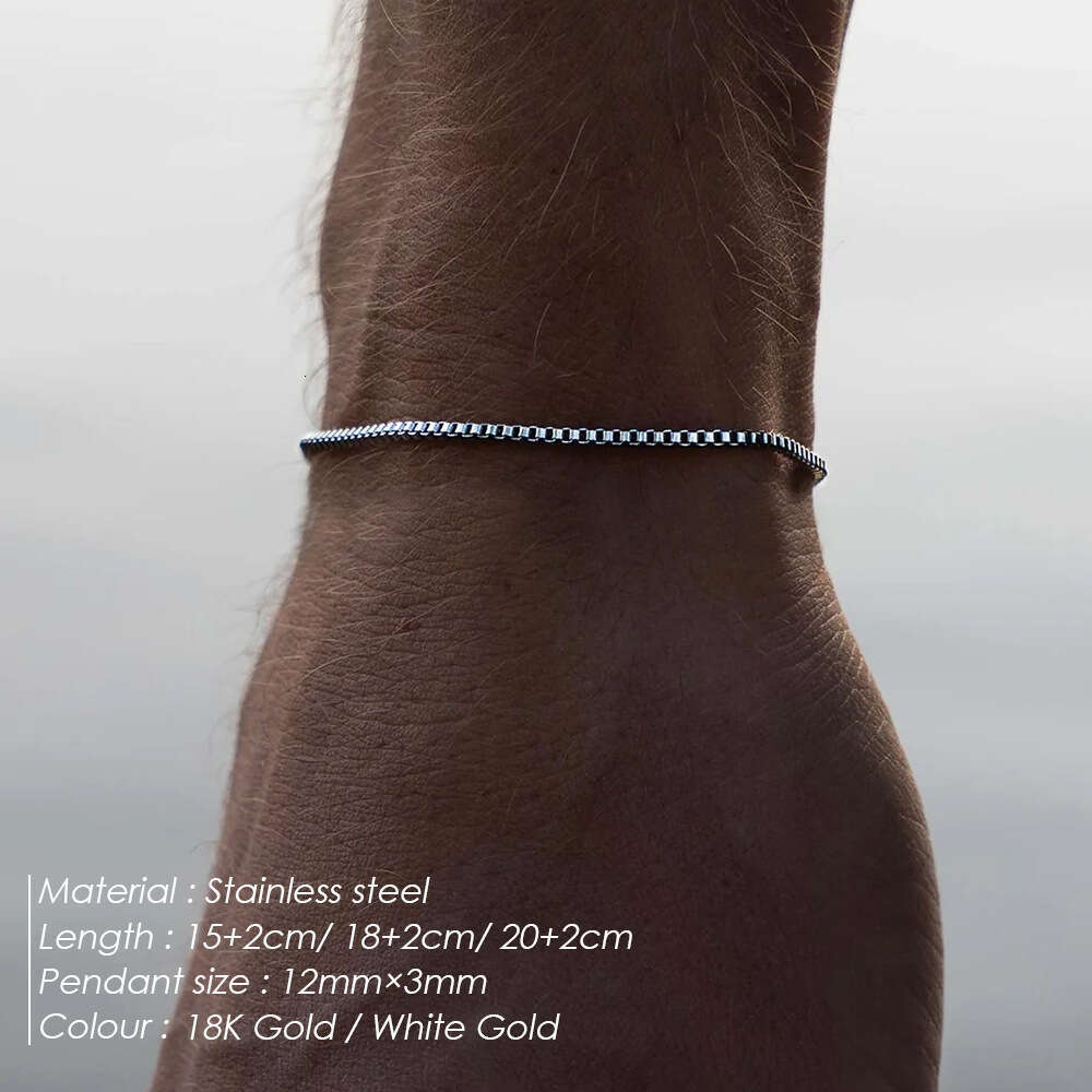 eManco Multi-layer Stainless Steel Stacking Simple Fashion Design Men's Bracelet
