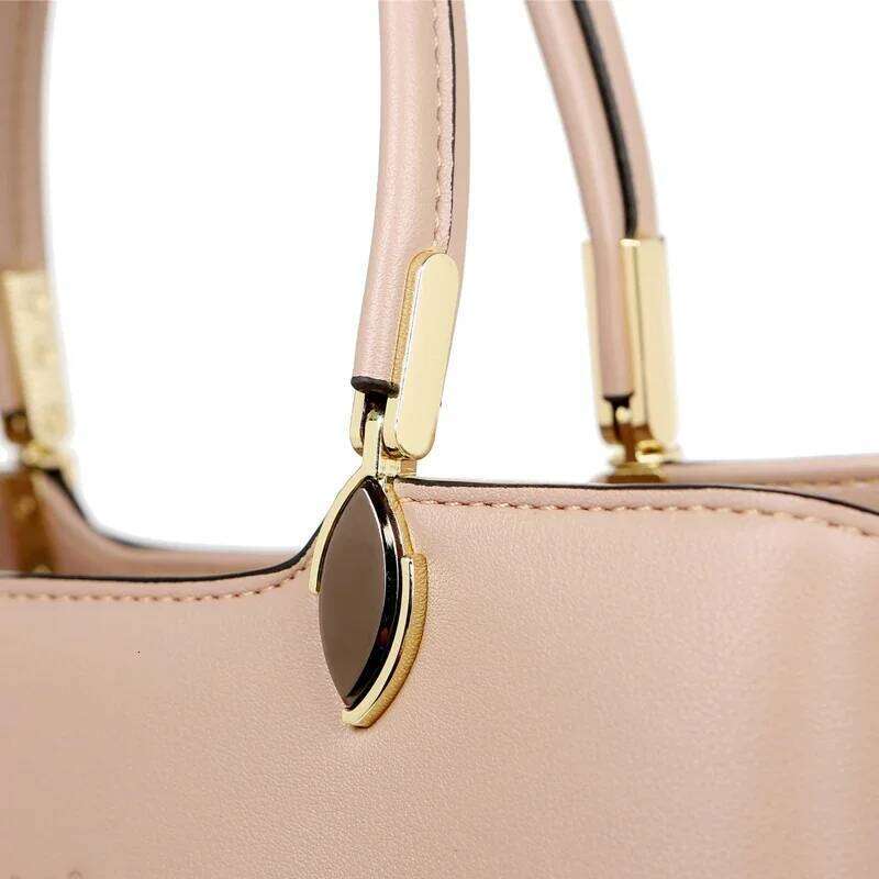 Quality Women's Leather Top Handle Bags Female Shoulder Sac Tote Shopper Bag Bolsa Feminina Designer Handbags For Woman