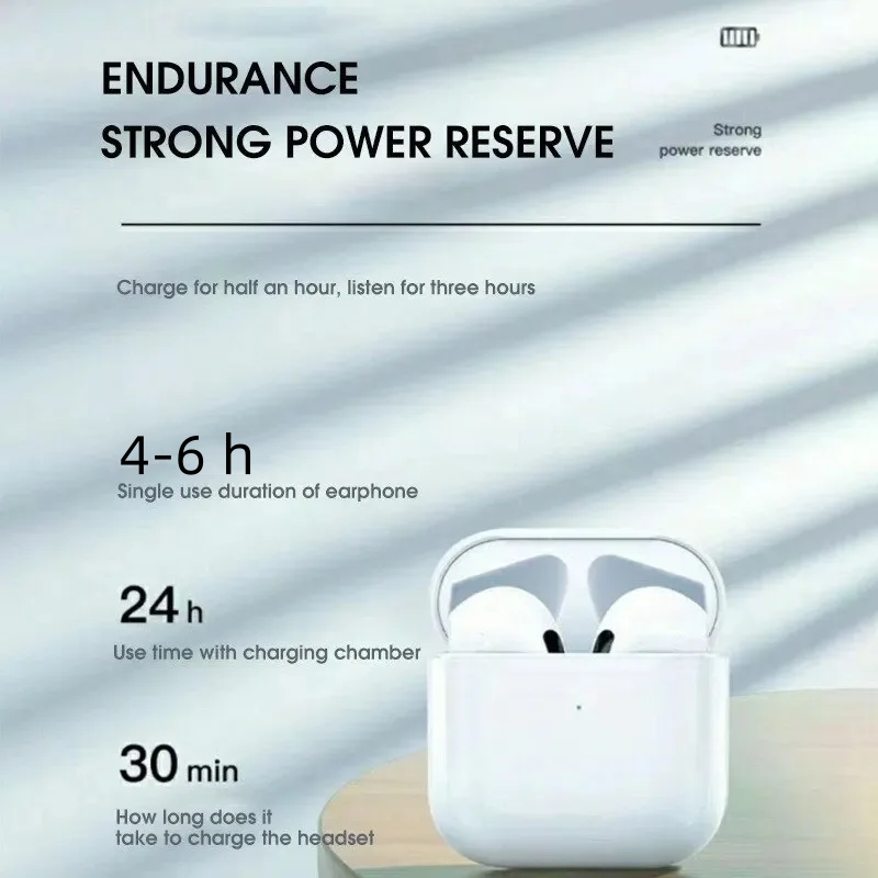 Bluetooth Headphones 4 ANC USB-C Pro 2 With anc wireless Earphones pods 3rd Headset Intelligent Touch