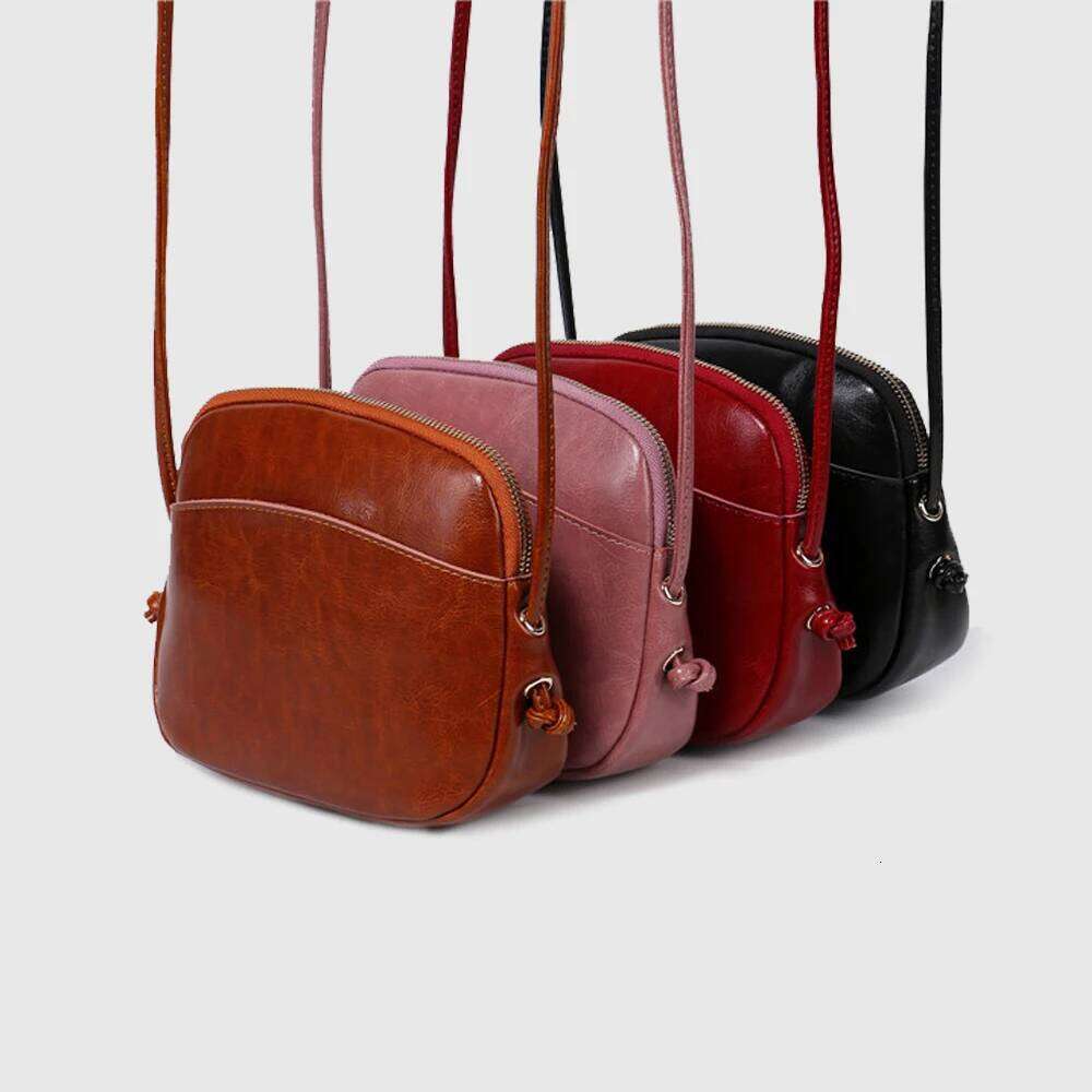 Zency Women Small Messenger Bag 100% Genuine Leather Soft Skin Shell Bags Elegant Shoulder Handbag Purse Crossbody Sac Organizer