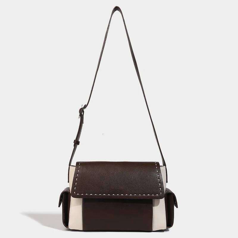 Women's Bags Designer Casual Messenger Bags For Women Designer Handbags Purses New In PU Splicing Design Sewing Decoration Small Shoulder