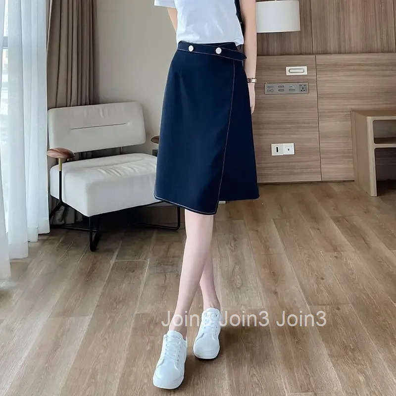 Midi Summer 2025 Korean Style Womens Skirt Female Skirts Casual Cheap Clothing Sales Aesthetic Fashion Trend High Quality V