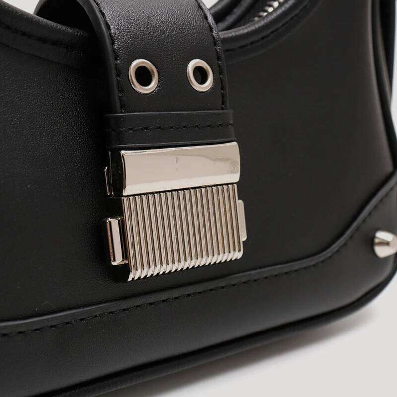 Women's Bags Designer Y2k Bags For Women Designer Handbags And Purses 2023 New In PU Sequined Lock Rivet Decoration Small Underarm Shoulder Bag