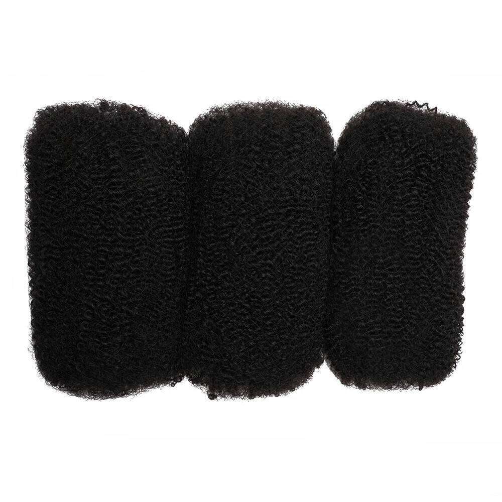 Gemlong 50gram Kinky Curly Wave Human Brazilian Remy Braiding Natural Color Bulk for Braids Hair