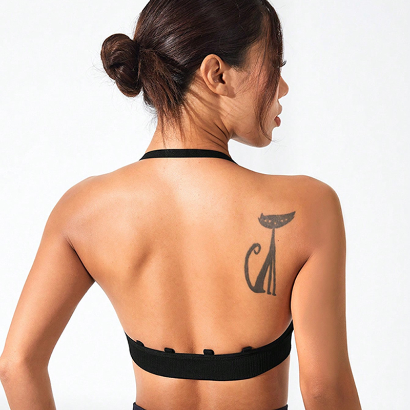 Seamless sports underwear women breathable yoga bra straps cross back fitness tops yoga clothing