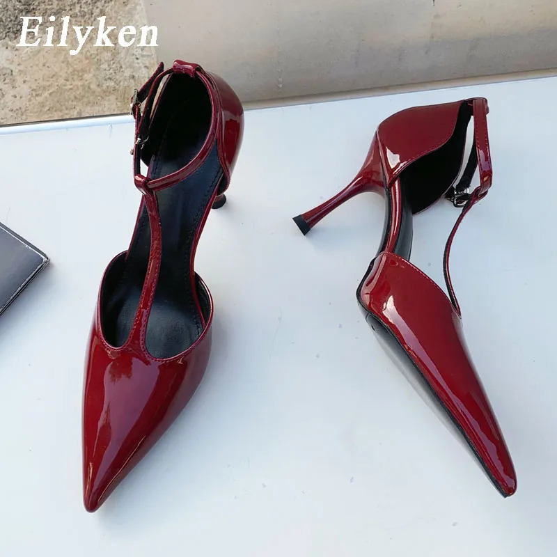 Eilyken Spring Autumn Women Pumps Shoes Fashion Pointed Toe Ladies Elegant Hollow Out Sandals Zapatilla De Muje 250614