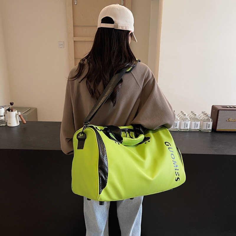 New Model Shoe Compartment Large Capacity Travel Bag Handheld Dry Wet Separation Gym Bag Short Trip Travel Bag Luggage Bag