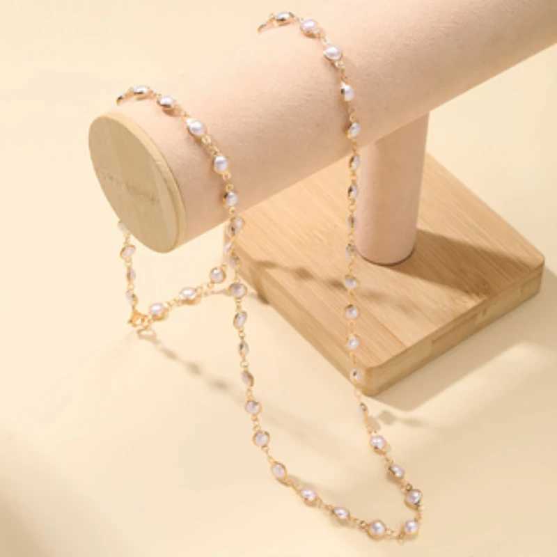 French Retro Trend Geometric Long Chain Tassel Necklace Ladies Gentle Elegant Temperament Holiday Accessories Jewelry W250616