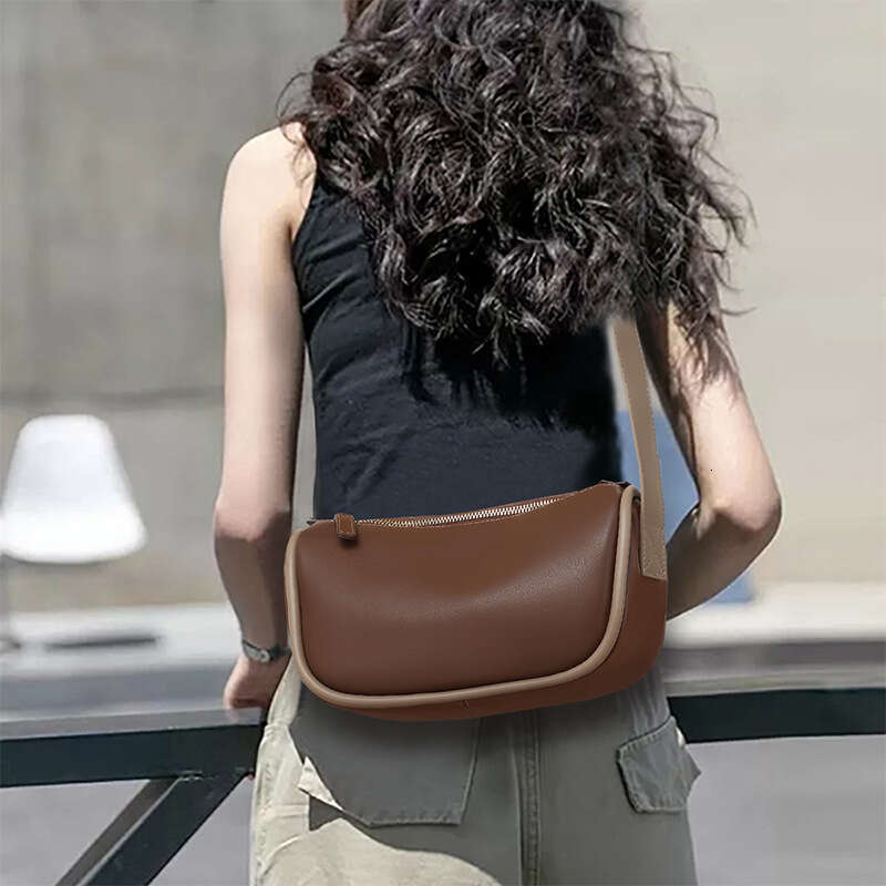 New Women S Dumpling Crossbody Summer Genuine Leather High End Chest Versatile Small Bag Bags