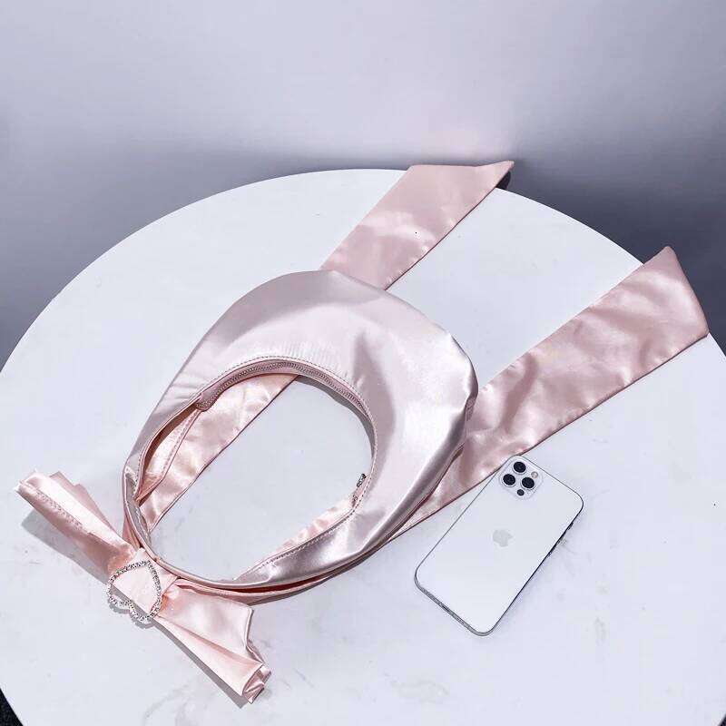 Women's Bags Designer Royal Evening Bags For Women Designer Handbag And Purse New In Satin Bow Tie Ribbon Heart Imitation Dia Shoulder