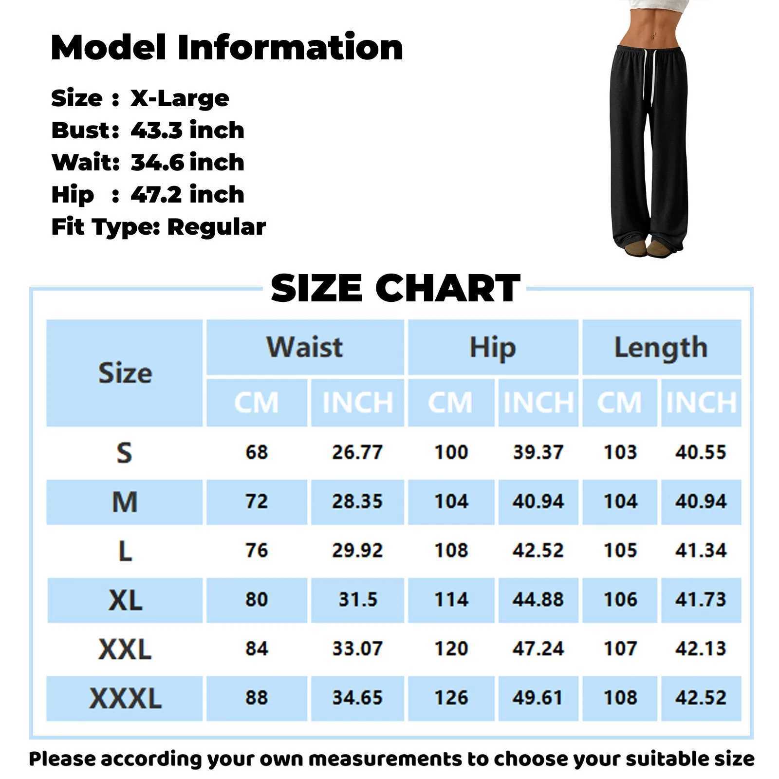 Womens casual pants wide-leg pants fashion casual drawstring trousers straight loose pants solid color sweatpants XJ250616