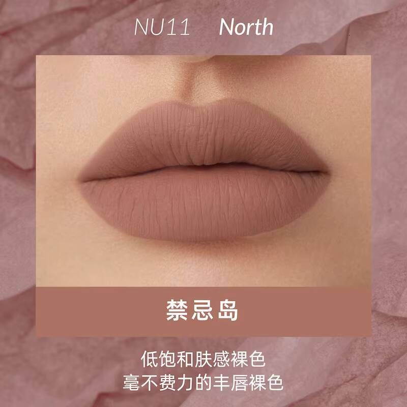 Kaleidos Lipstick Cream Matte Velvet Nude Colours Mud Waterproof Gloss Long Lasting Lip Stain happy