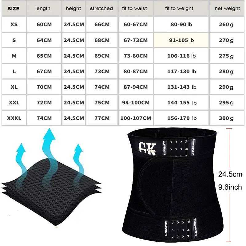 Waist Trainer for Men Sports Belt Weight Loss Waist Cincher Trimmer Belly Band Slimming Girdle Corset Gym Strap Wrap Body Shaper W250616