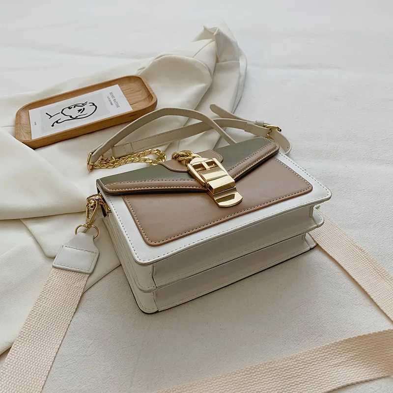 Fashion Women Chain Crossbody Bag Leisure Splice Small Square Shoulder Bag Luxury Design Messenger Bag Travel Purse and Handbag XJ2520616