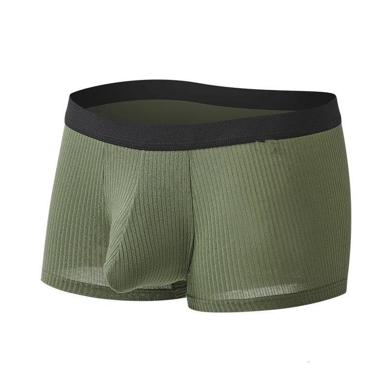 GTOPX MAN Cotton Boxers Shorts Ball Pouch Underwear Large Pockets Adult Sexy Undies 250614