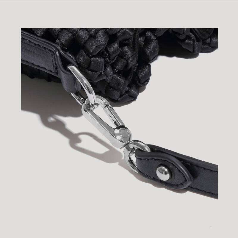 Women's Bags Designer Lady Bucket Bags For Women Designer Handbags And Purses 2023 New In Nylon Hand Woven Hollow Out Decoration Crossbody Bag