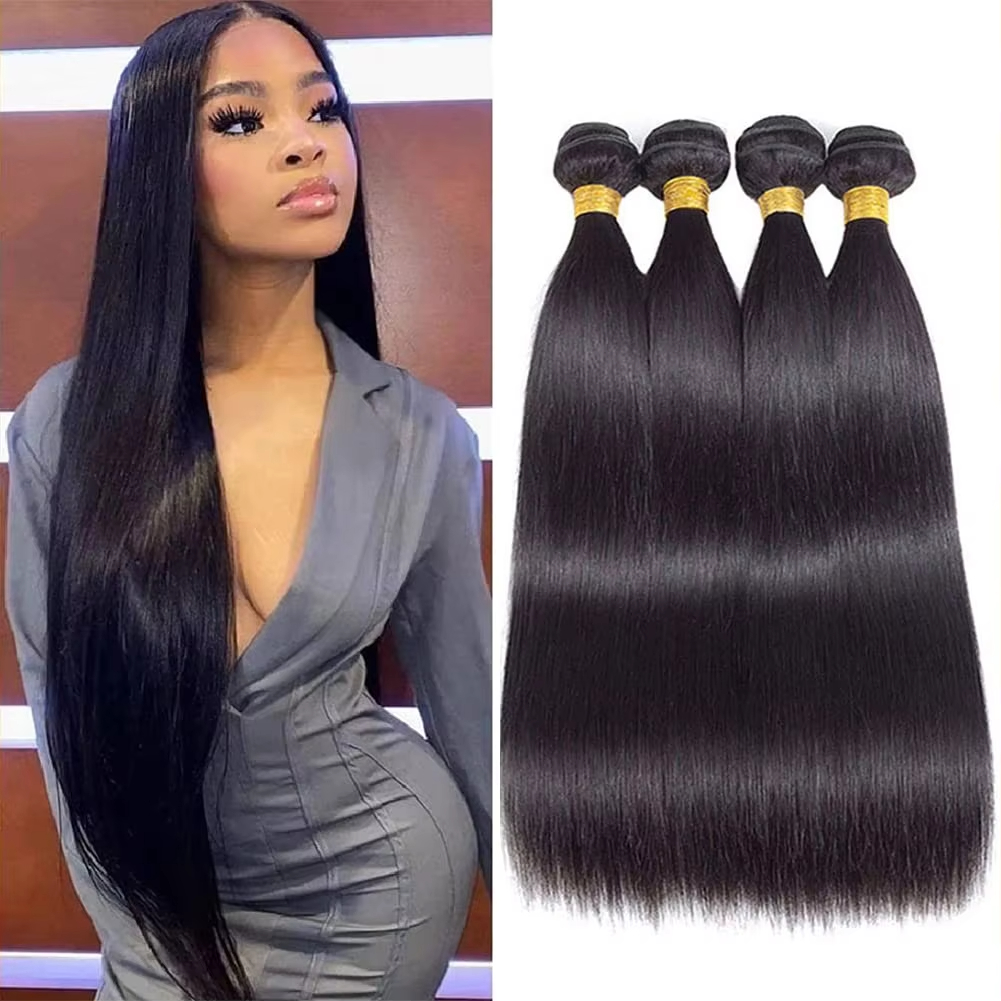8 Inch Human Hair Bundles Brazilian Hair Weave Bundles Straight 20 Inch Bundles Hair Extensions 3/4/5 Bundle 100% Unprocessed Brazilian Raw Virgin Hai