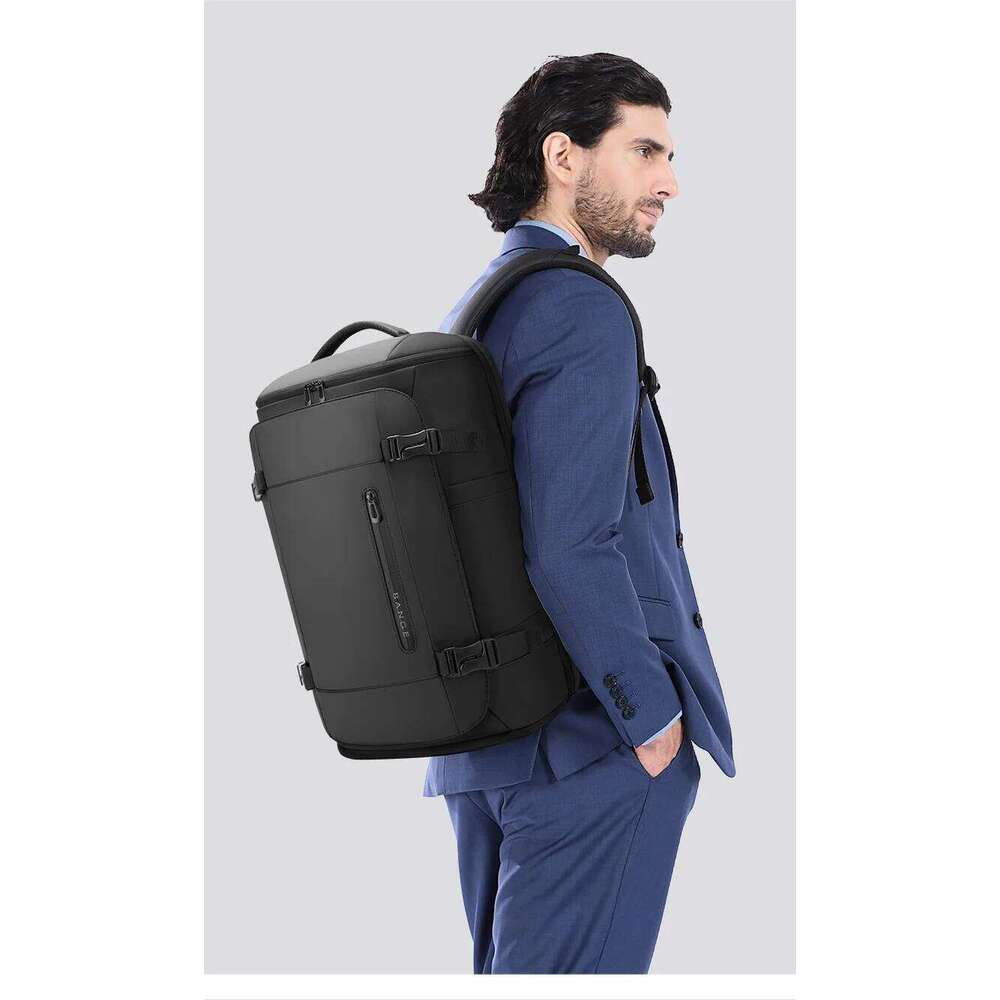 Bange New Men's Travel Waterproof Large Capacity Hiking And Camping Backpack, Carrying Backpack With Shoe Compartment