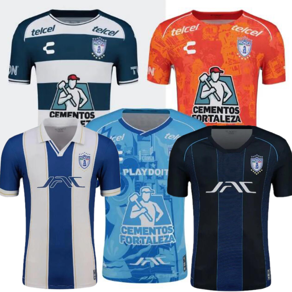 2024 2025 2026 CF Pachuca soccer jerseys C.CABRAL KENNEDY RONDON IDRISSI MICOLTA BARRETO B.GONZALEZ A.BAUTISTA 24 25 home away football shirts