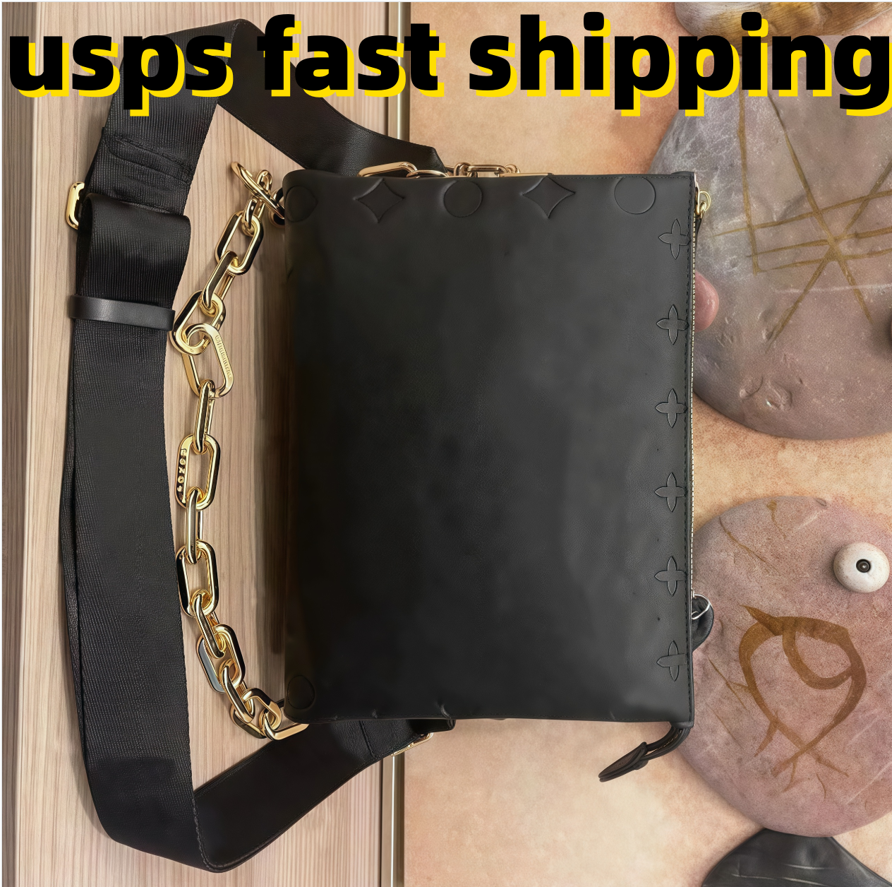 Designer crossbody bag coussin luxury handbag shoulder bags leather lady embossed handbags sling bag black purse Satchels dicky sacoche messenger