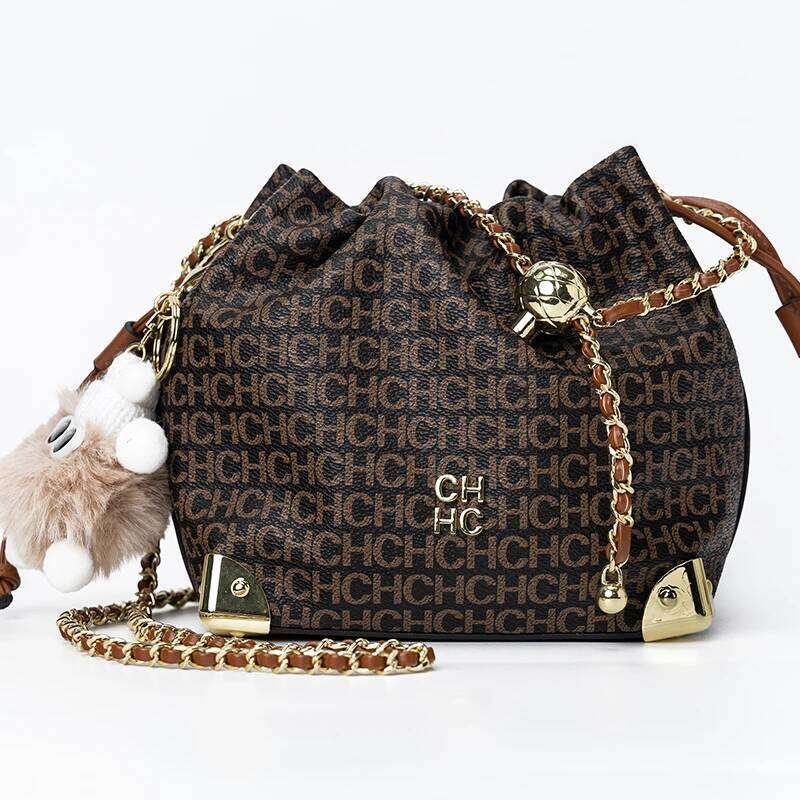 CH Light Chain Bag Adjustable Brand Letter Print Cartoon Pendant Design Unique Popular Crossbody High Quality Ladies